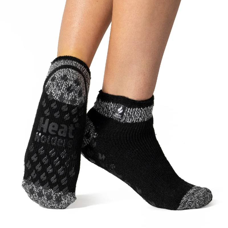 Women's sheer over - the - knee socks for a sexy appealLadies Original Pisa Ankle Slipper Socks - Black