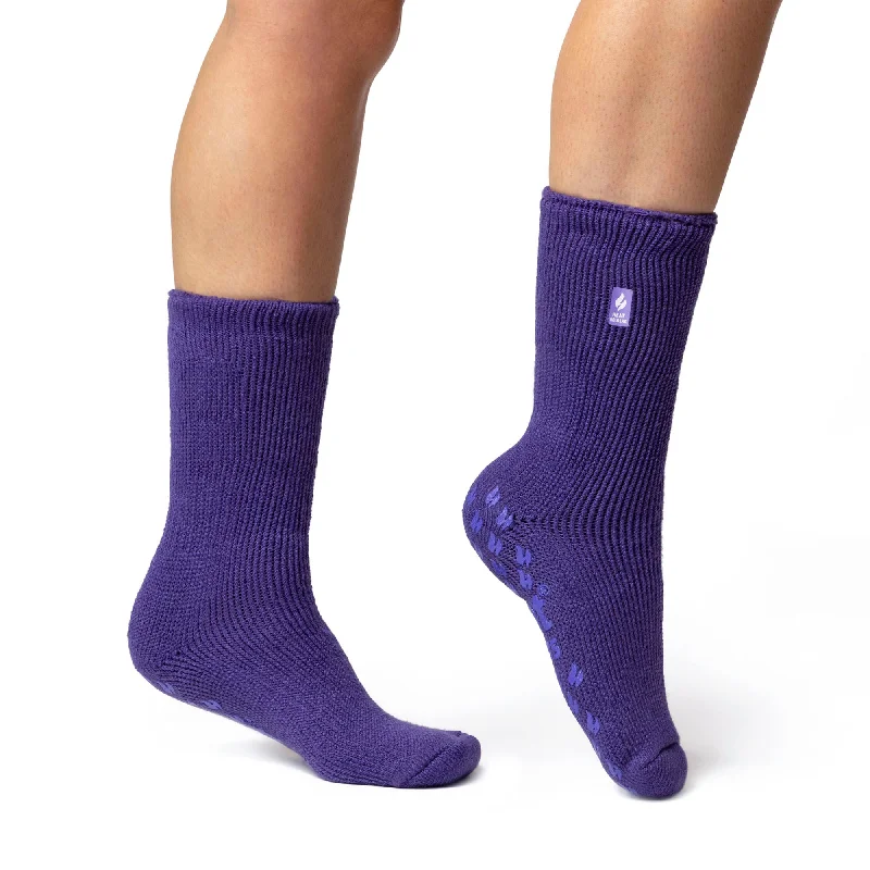 Women's cashmere - blend socks for extra softnessLadies Original Thermal Slipper Socks - Lavender