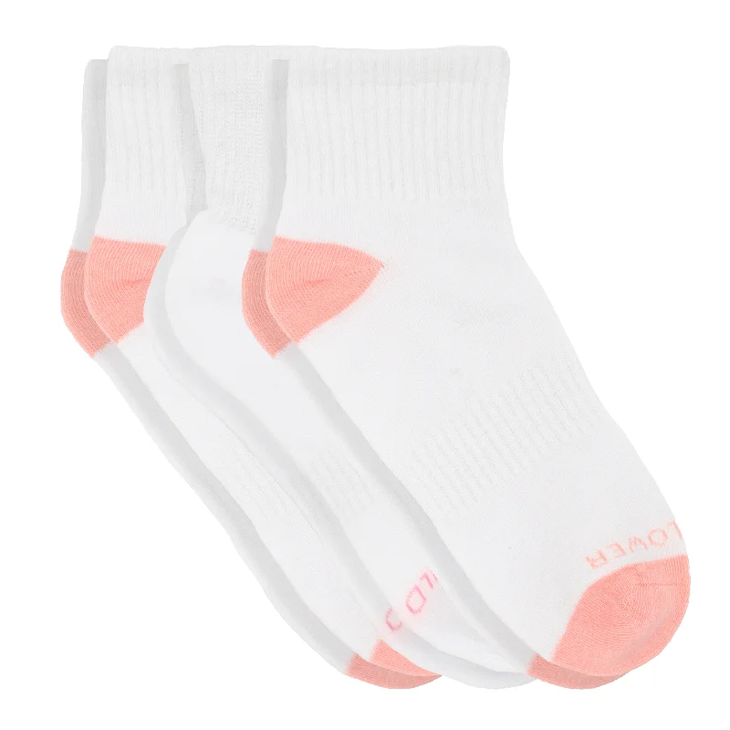 Women's microfiber socks for a lightweight option3-Pack Ladies Lightweight Quarter Socks