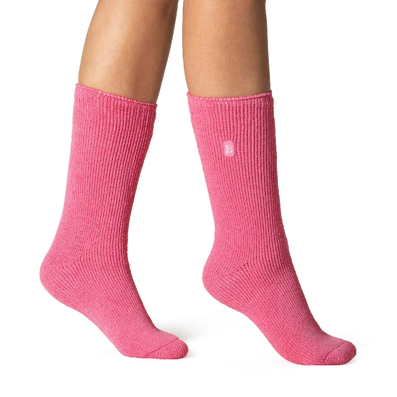 Women's cashmere - blend socks for extra softnessLadies Original Camellia Socks - Candy Pink