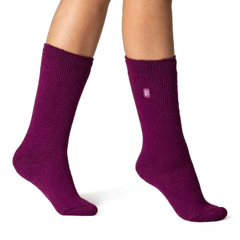 Women's adjustable - fit socks for a customized feelLadies Original Camellia Socks - Deep Fuchsia