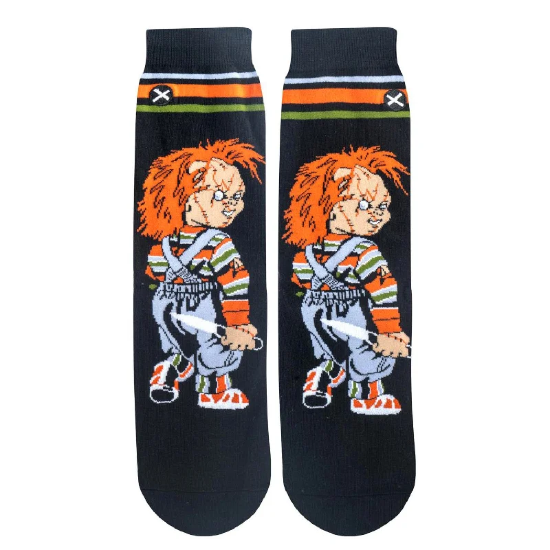 Women's hypoallergenic socks for sensitive skinOdd Sox Women's Crew Socks - Chucky's Back (Chucky)