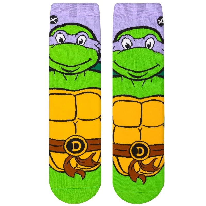 Women's crew socks with a polka - dot printOdd Sox Women's Crew Socks - Donatello (TMNT)