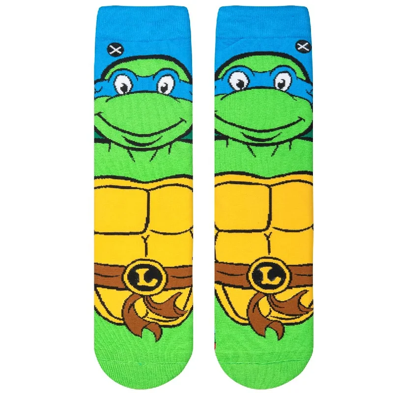 Women's bamboo fiber socks for eco - friendlinessOdd Sox Women's Crew Socks - Leonardo (TMNT)