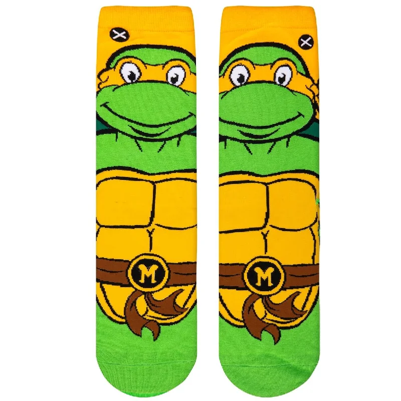 Women's thermal socks for cold weatherOdd Sox Women's Crew Socks - Michelangelo (TMNT)