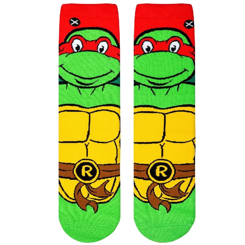 Women's spandex - infused socks for stretchOdd Sox Women's Crew Socks - Raphael (TMNT)