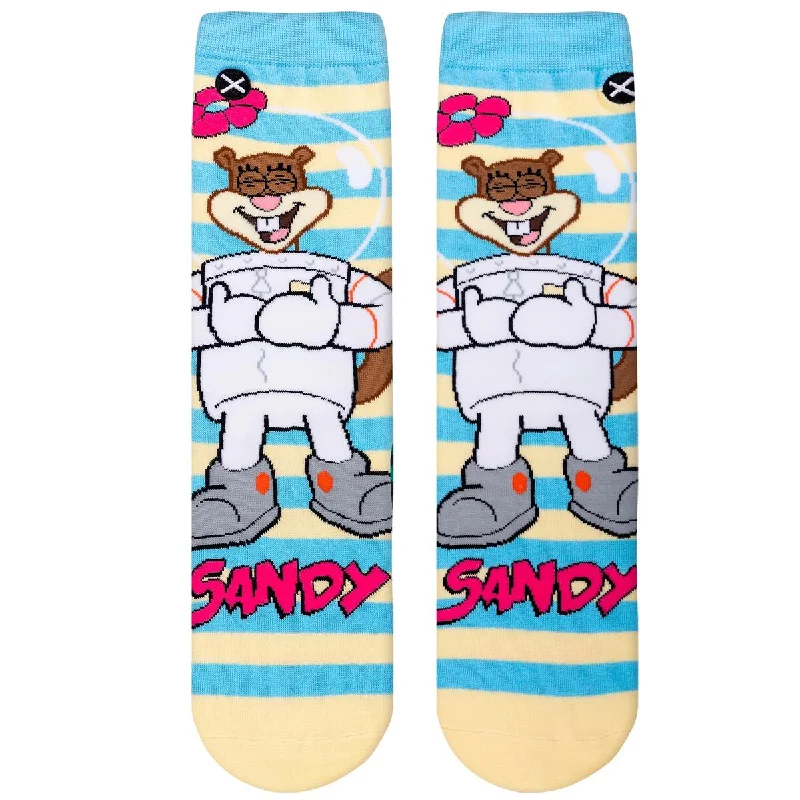 Women's adjustable - fit socks for a customized feelOdd Sox Women's Crew Socks - Sandy Cheeks (Spongebob)