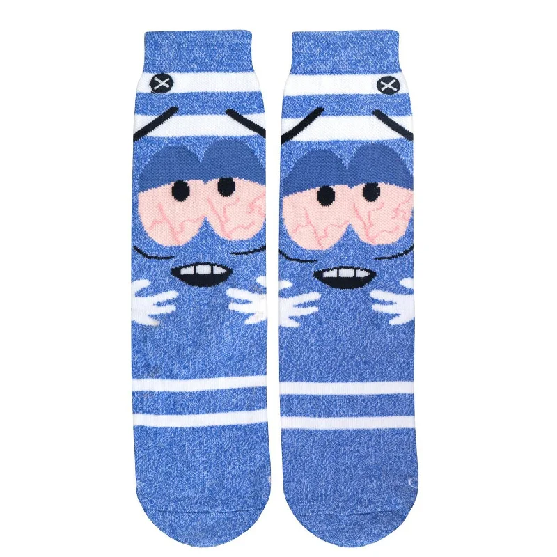 Women's ankle socks with a frilly edgeOdd Sox Women's Crew Socks - Towelie (South Park)