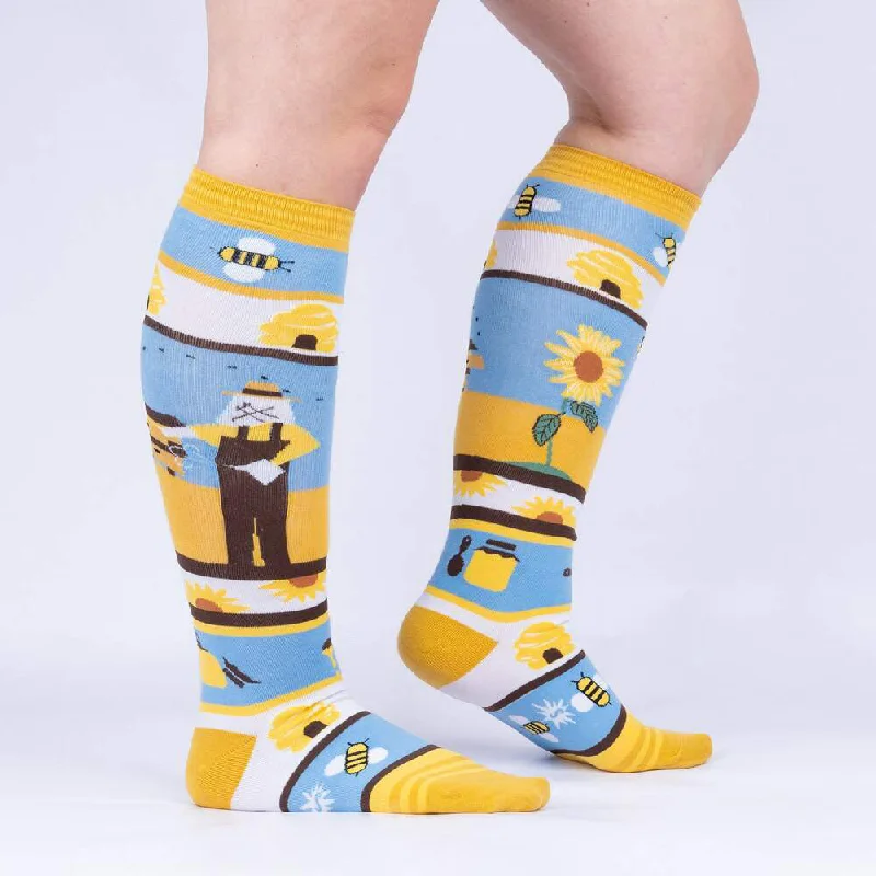 Women's quick - dry socks for water activitiesSock It To Me Women's Knee High Socks - Honey You're a Keeper