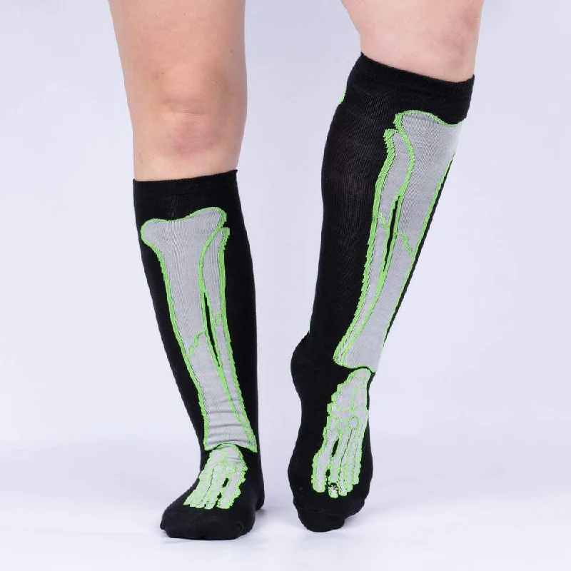 Women's microfiber socks for a lightweight optionSock It To Me Women's Knee High Socks - It's Going Tibia Good Day