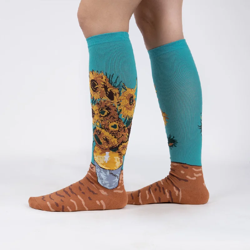 Women's arch - support socks for better comfortSock It To Me Women's Knee High Socks - Sunflowers