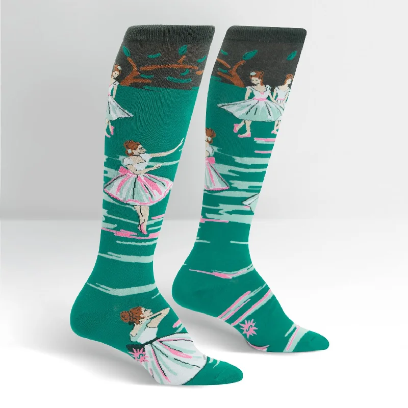 Women's wool - rich socks for winter warmthSock It To Me Women's Knee High Socks - The Rehearsal Of The Ballet