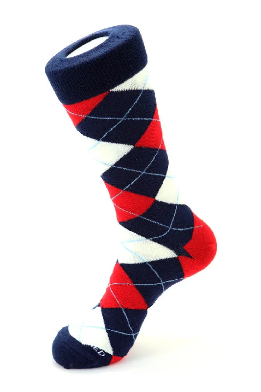 Women's cable - knit ankle socks for a cozy styleTraditional Argyle Sock