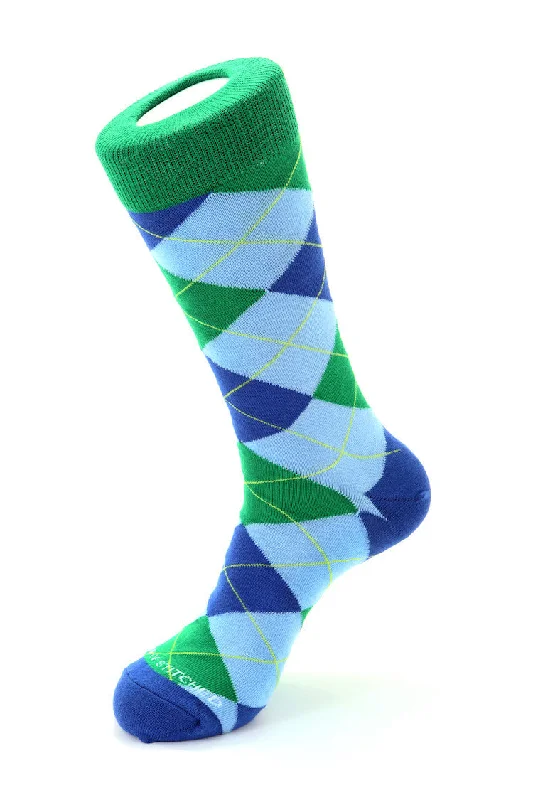 Women's cashmere - blend socks for extra softnessTraditional Argyle Sock