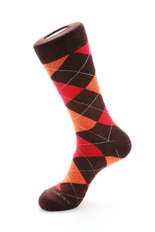 Women's microfiber socks for a lightweight optionTraditional Argyle Sock