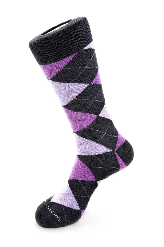 Women's sheer over - the - knee socks for a sexy appealTraditional Argyle Sock