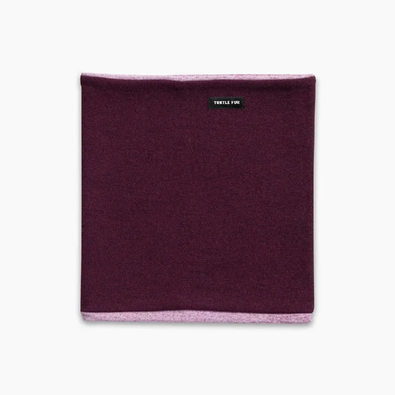 Women's cashmere - blend socks for extra softnessComfort Luxe Double-Layer Neck Warmer - Garnet