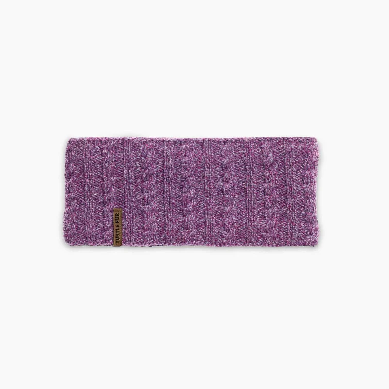 Women's ribbed knee - high socks for a classic lookLambswool Tara Headband - Amethyst