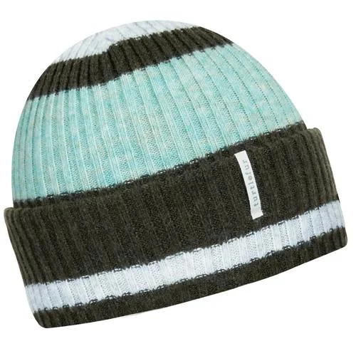 Women's leather - look socks for an edgy styleRecycled Kye Knit Cuff Beanie - Mint